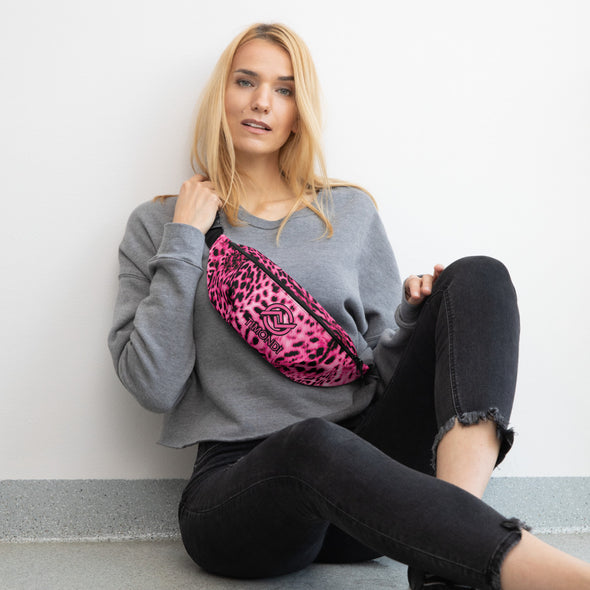 Panther Animal Print Pink Fanny Pack - Fanny Packs - Travel Life Senses