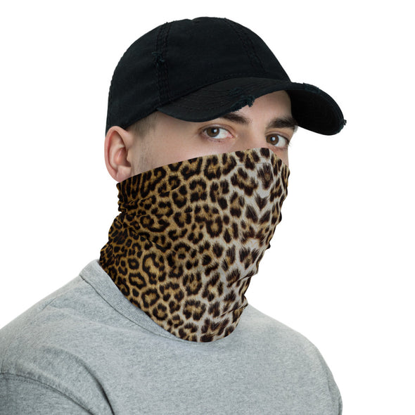 Timondi Natural Leopard Animal Print Neck Gaiter and Bandana - Neck Gaiter Combo for Him & Her - Travel Life Senses