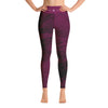 Timondi Marble Yoga Leggings Bordeaux - Yoga Leggings - Travel Life Senses