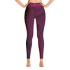 Timondi Marble Yoga Leggings Bordeaux - Yoga Leggings - Travel Life Senses