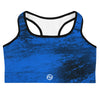 Marble Sports bra Cobalt Blue - Sports Bras - Travel Life Senses