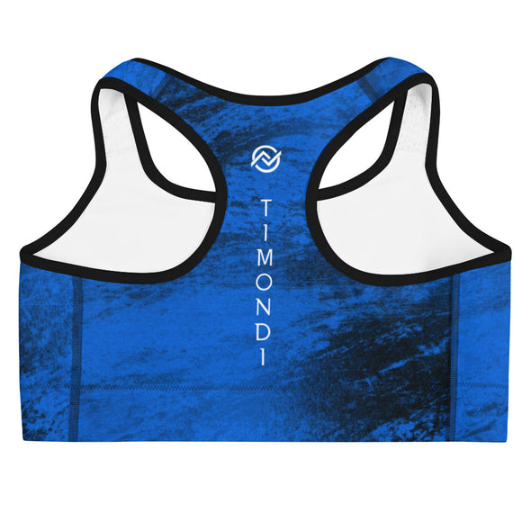 Marble Sports bra Cobalt Blue - Sports Bras - Travel Life Senses