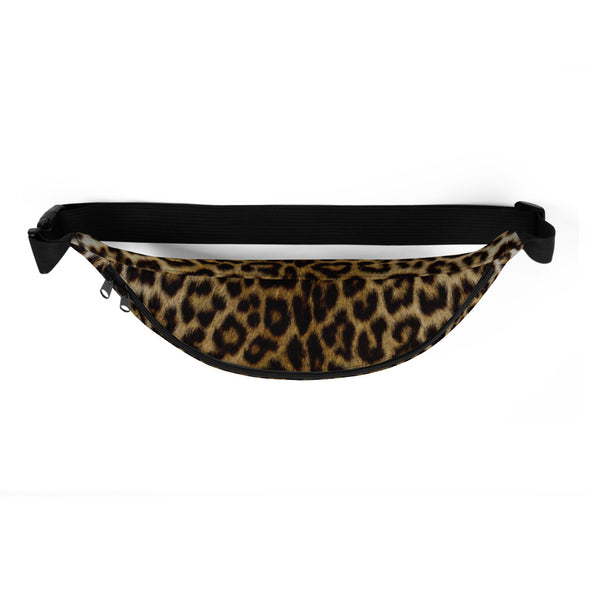 Natural Leopard Animal Print Fanny Pack - Fanny Packs - Travel Life Senses