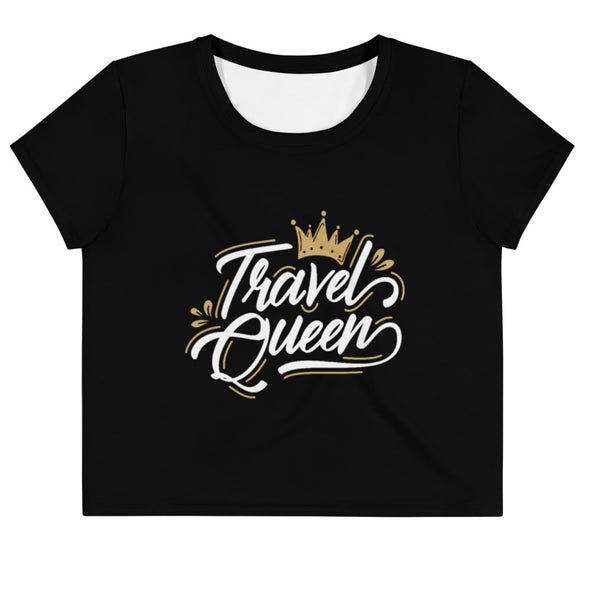 Timondi Travel Queen Crop T-Shirt - Crop T-Shirts - Travel Life Senses